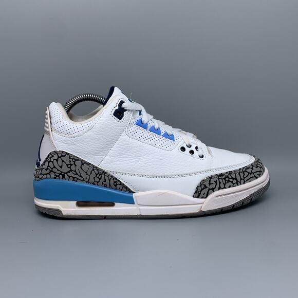 Jordan 3 Retro UNC Basketball Shoes CT8532-104 Women's Sz 8 - Picture 6 of 10